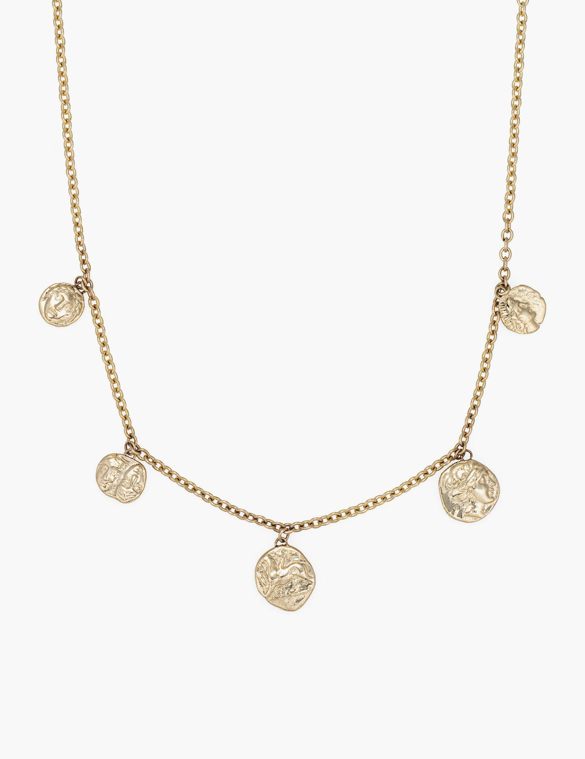 Greek Coin Necklace