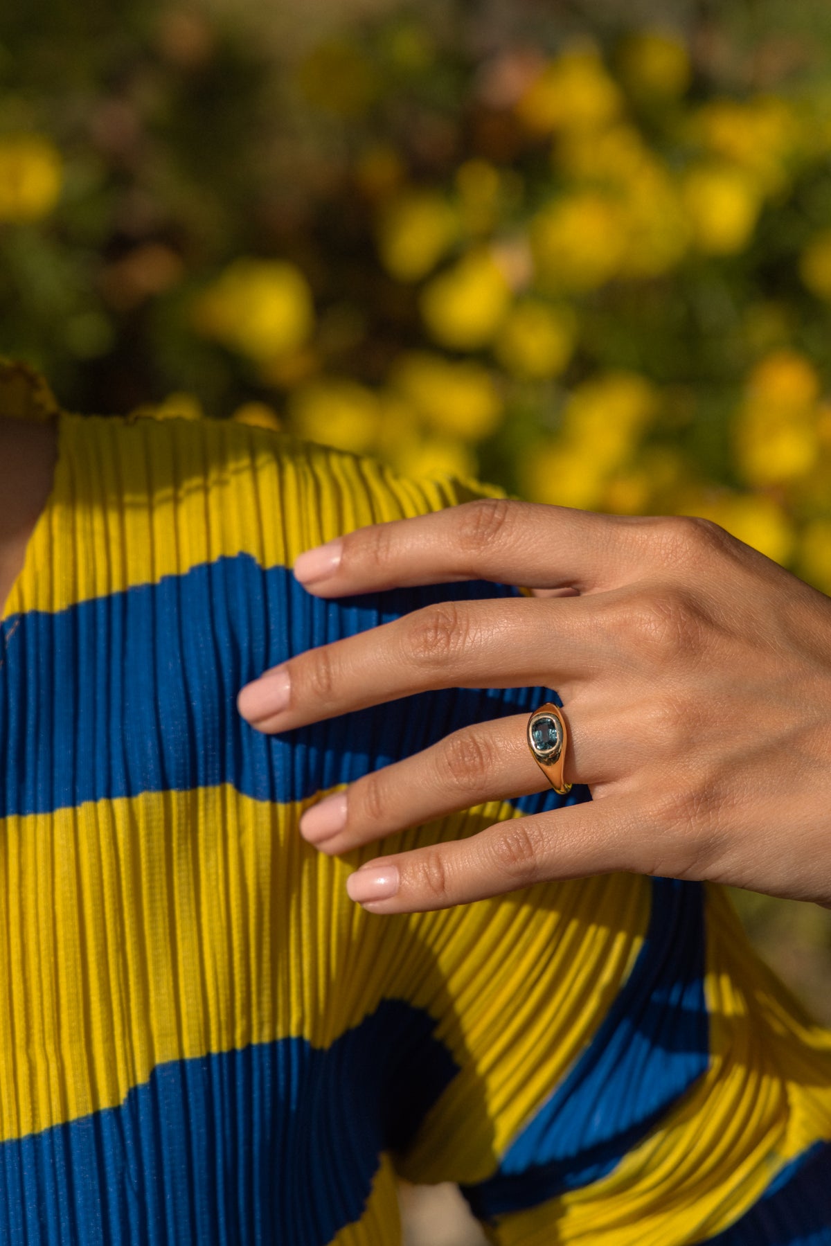 Sapphire Signet Ring